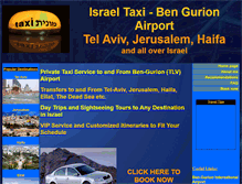 Tablet Screenshot of israel-taxi.com